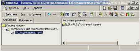 Создание корня DFS